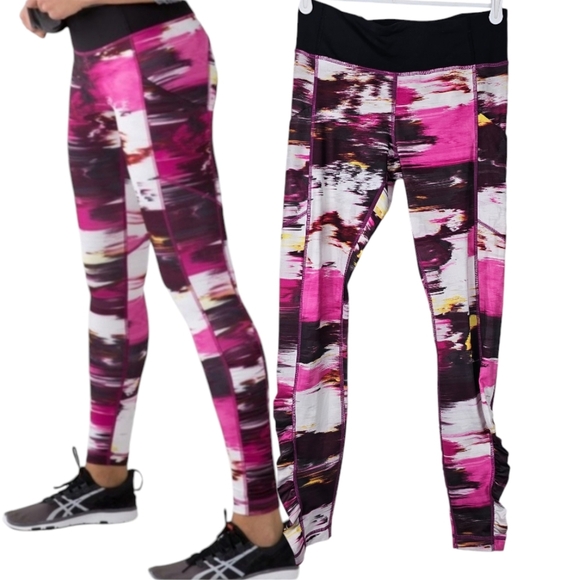 Lululemon Speed Tight IV Full-On Luxtreme Pigment Wind Rumble Print Size 6 - Picture 1 of 10